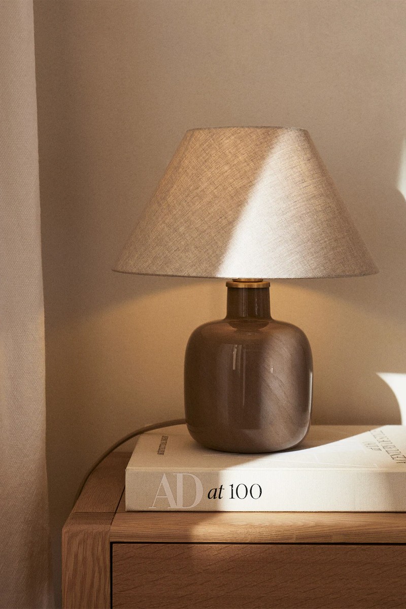 Glass Base Lamp from Zara