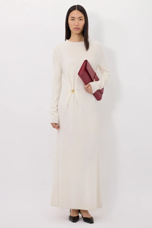 Lucero Long Metal Ornament Dress from loulou De Saison