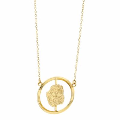 Grit Erosion Circle Necklace from Hasla Jewellery