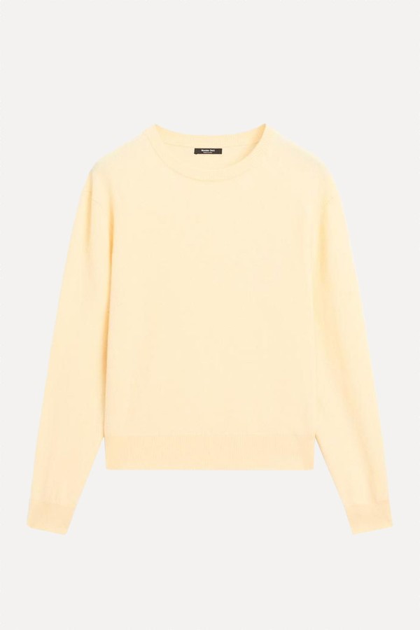 Wool Blend Crew Neck Knit Sweater from Massimo Dutti