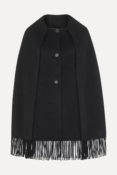 Double Face Wool Fringe Coat from Whistles