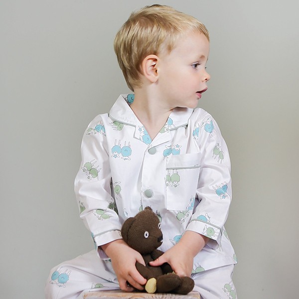 Green Isla Lamb Pyjama from Isla & Wilbur