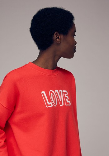 Love Logo Relaxed Sweatshirt from Whistles