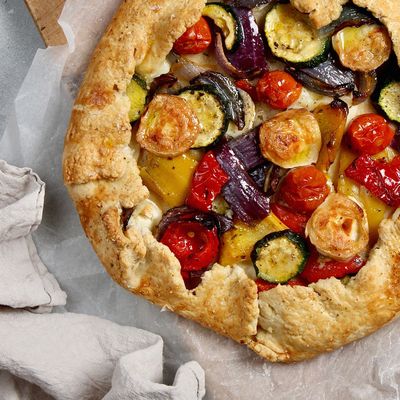 Mediterranean Vegetable & Goat's Cheese Galette