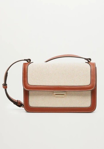 Canvas Crossbody Bag from Mango