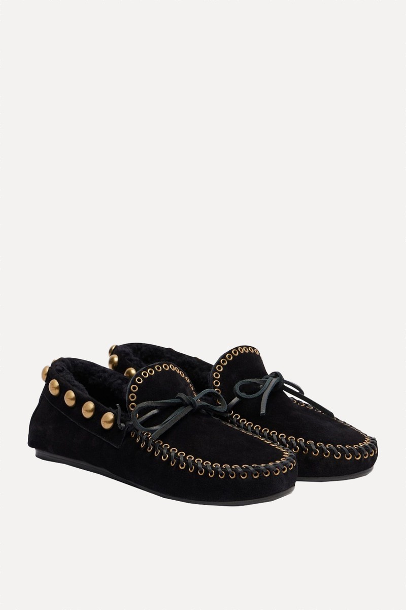 Fitza Studded Suede Loafers from Isabel Marant
