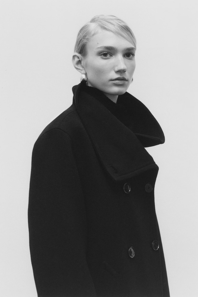 Double-Breasted Wool Coat