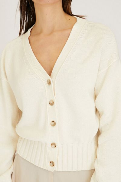 Organic Cotton V-Cardigan from Zenggi