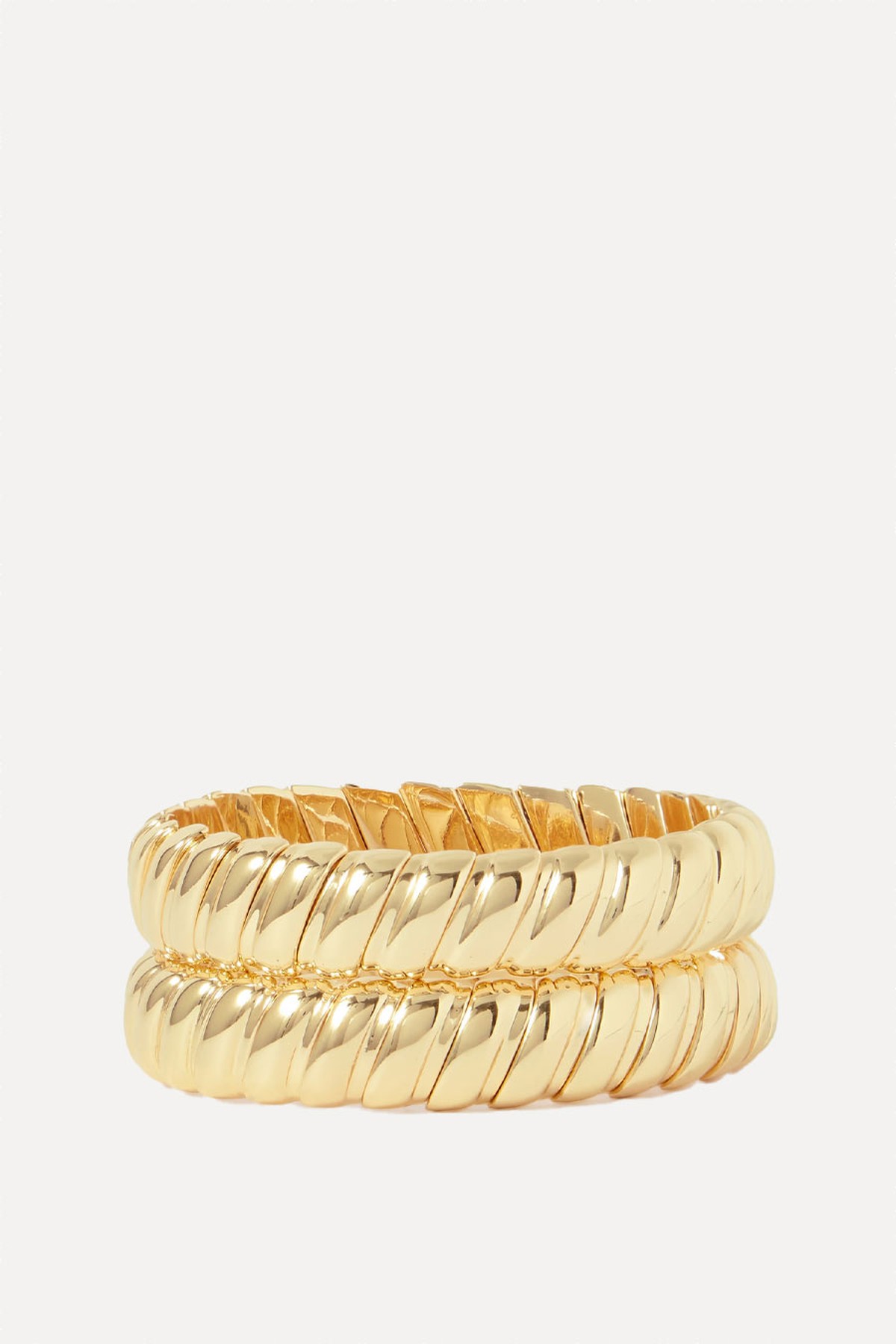 The Cobra Set Of Two Gold-Tone Bracelets from ROXANNE ASSOULIN