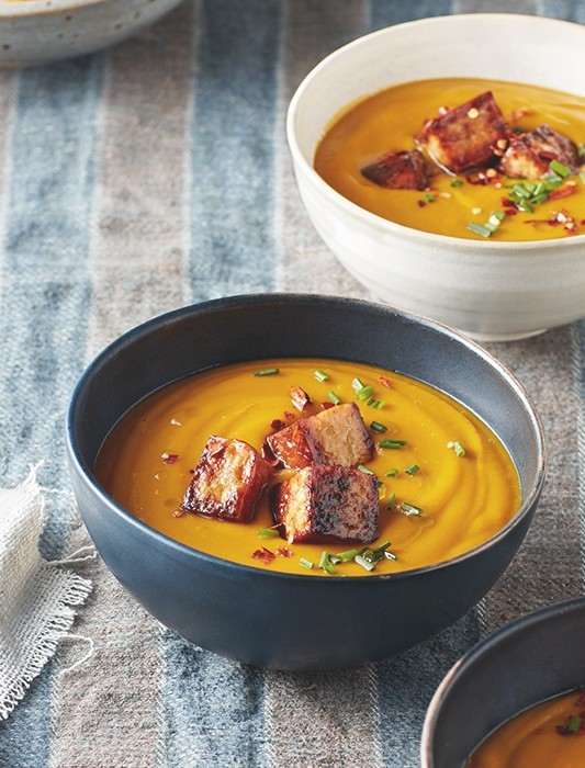 Tumeric, Ginger & Sweet Potato Soup