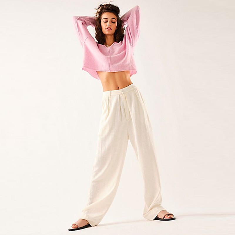 White Trousers from Free People