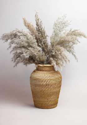 Rattan Hand Woven Vase from Sun & Day