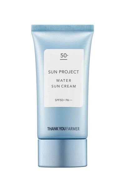 Sun Project Water Sun Cream SPF50+ from Thank You Farmer