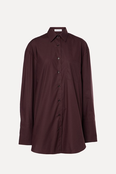 Helen Oversized Cotton Poplin Shirt from The Frankie Shop