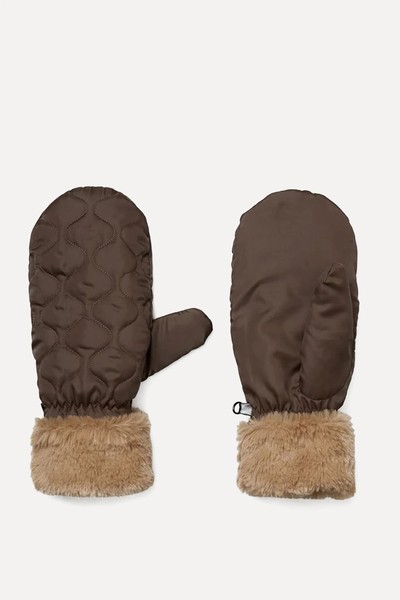 Makara Puff Mittens from Pom London