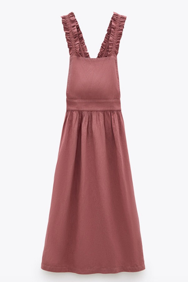 Pinafore Skirt with Straps