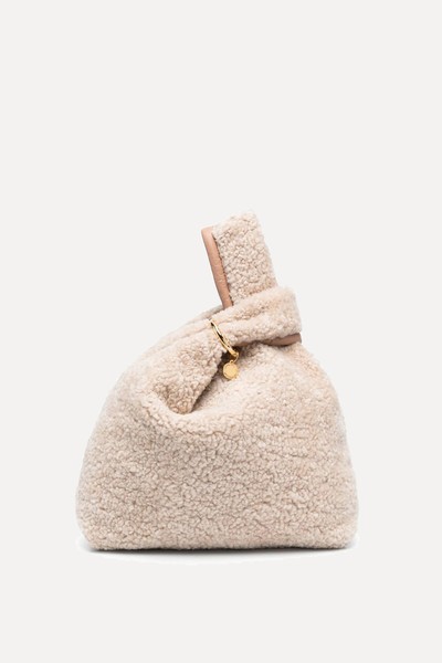 Furrissima Bucket Shearling Tote Bag from Simonetta Ravizza