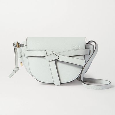 Gate Mini Textured-Leather Shoulder Bag from Loewe