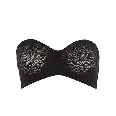 Halo Lace Strapless Bra Black from Wacoal