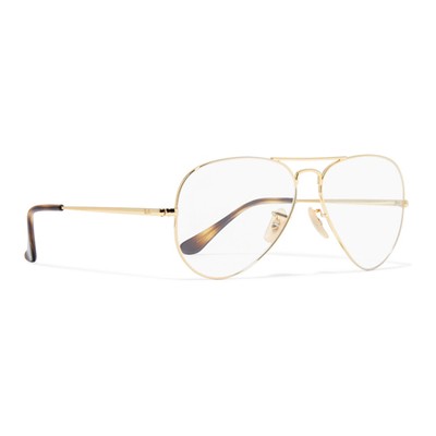 Aviator Gold Tone Optical Glasses from Ray-Ban