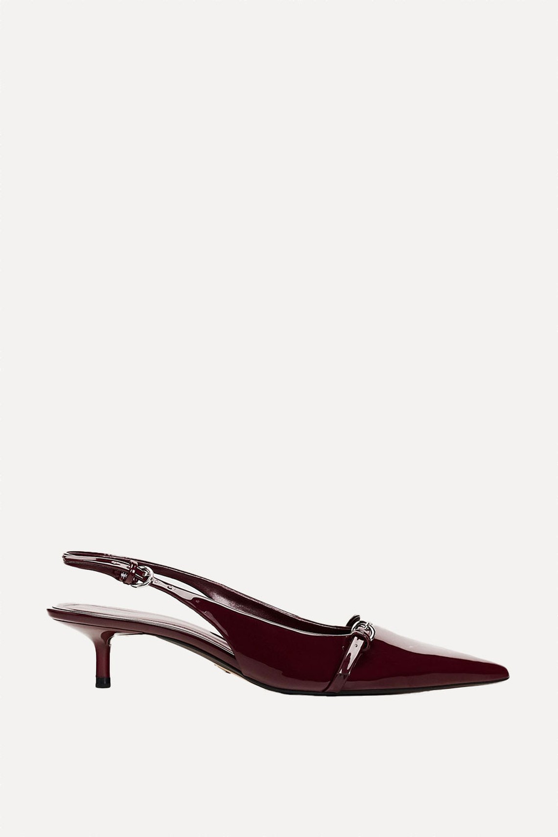 Buckled Slingback Shoes