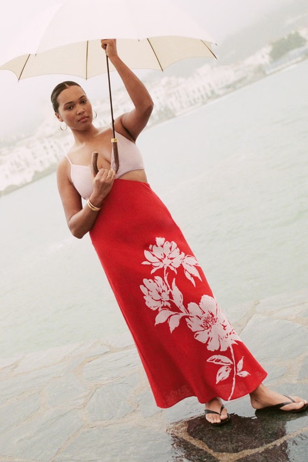 Julia Slip Cutout Maxi Dress from Abercrombie & Fitch