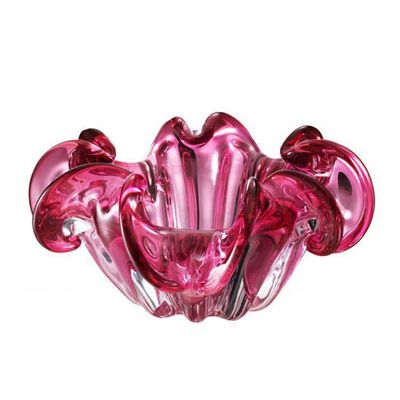 Pink Glass Bowl from Eichholtz Triada