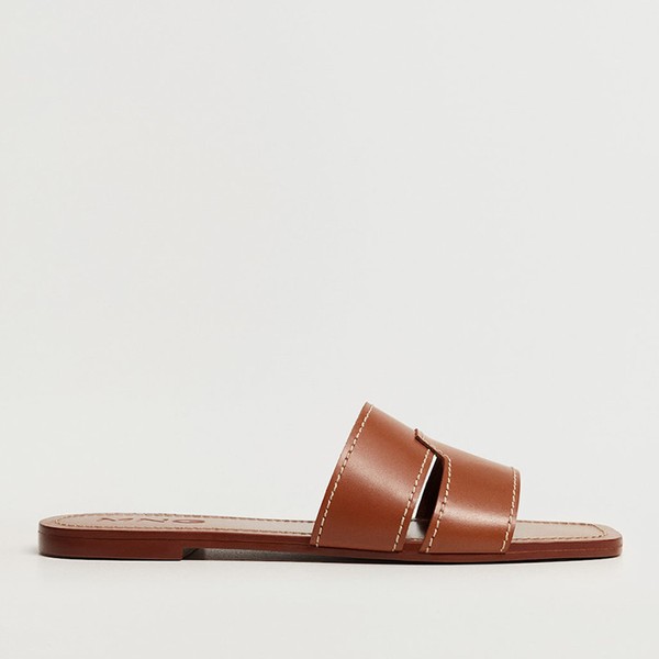 Leather Strap Sandals  from Mango