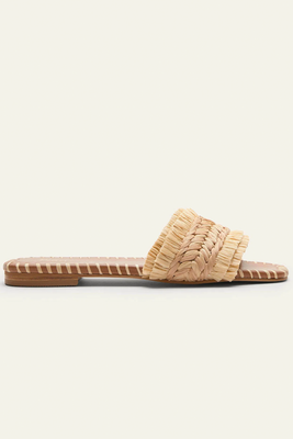 Raffia Flat Sandals from Boden