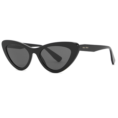 Black Cat-Eye Sunglasses from Miu Miu