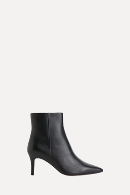 Pointed Leather Boots from H&M