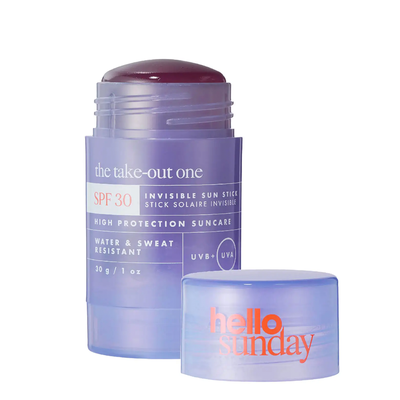 The Take-Out One Invisible Sun Stick SPF30 from Hello Sunday