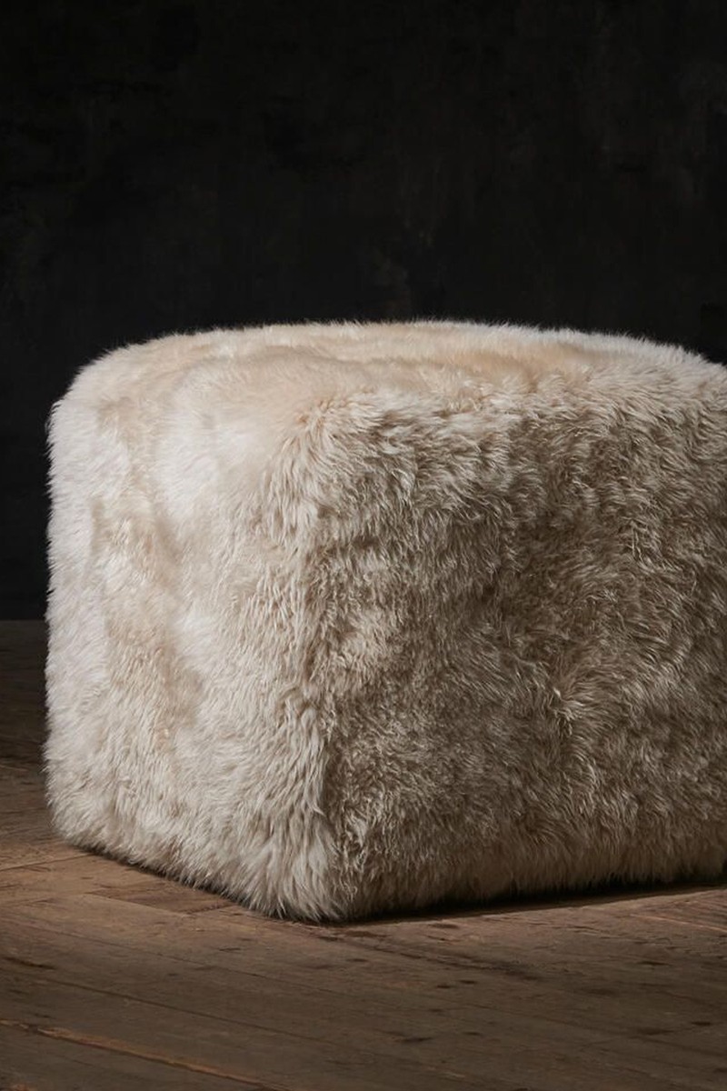 Yeti Sheepskin Cube from Timothy Oulton