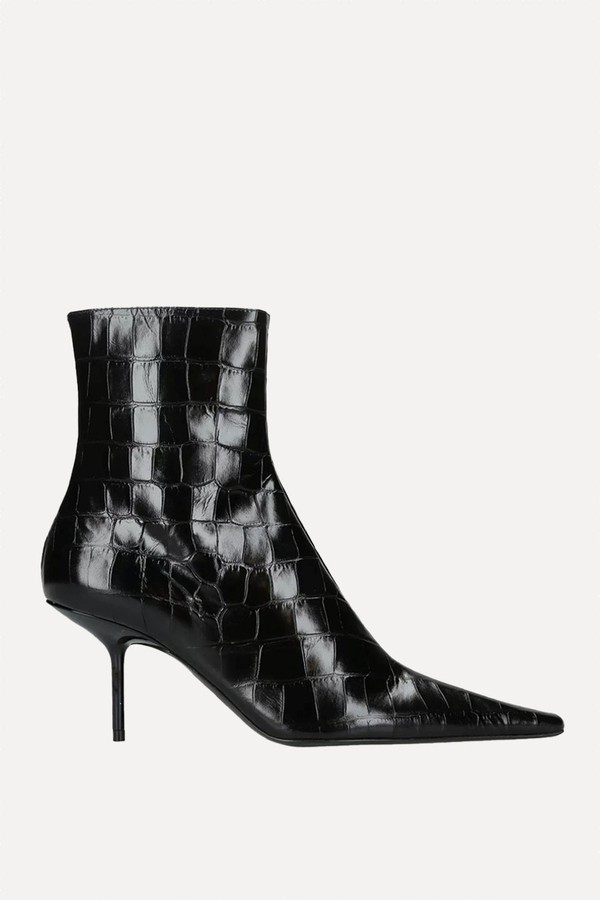 Pointed Toe Leather Ankle Boots from Victoria Beckham
