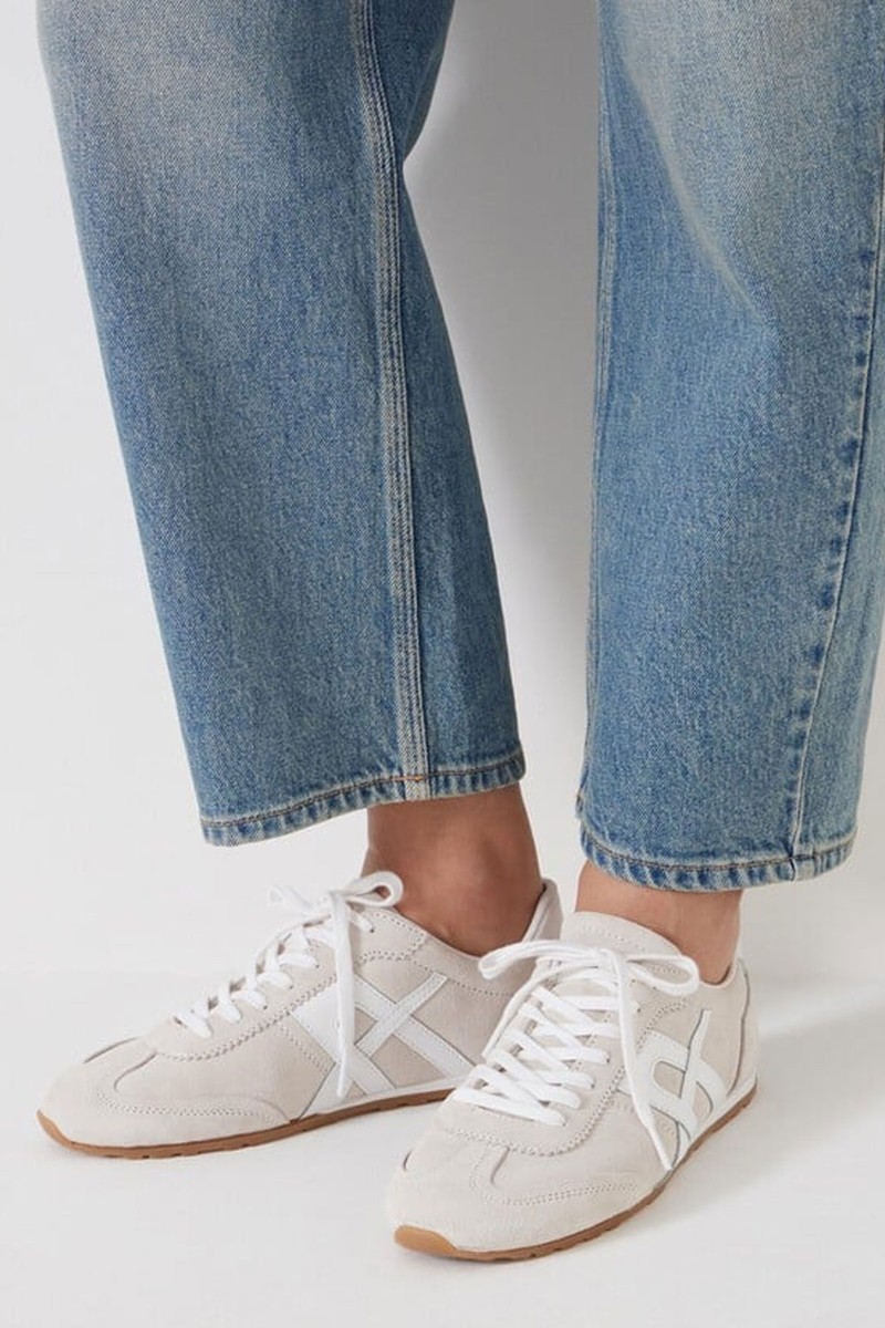 Suede Slimline Retro Trainers from Hush