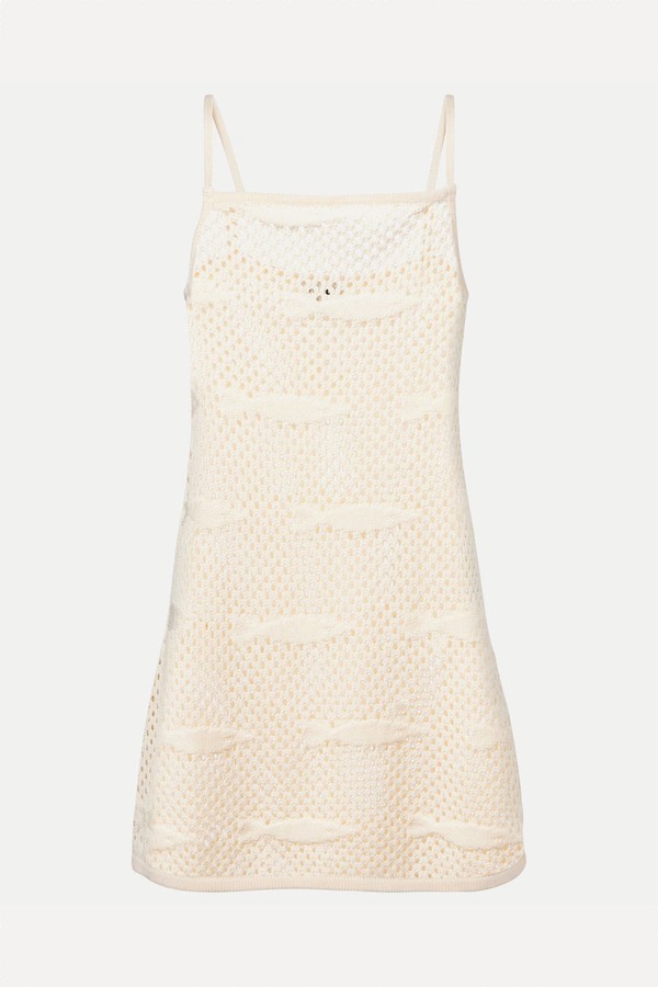 Rio Crochet Cotton Beach Dress from Staud