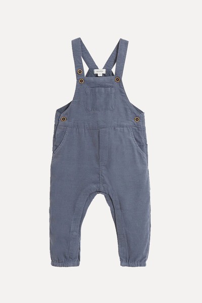 Baby Blue Corduroy Dungarees from Newbie