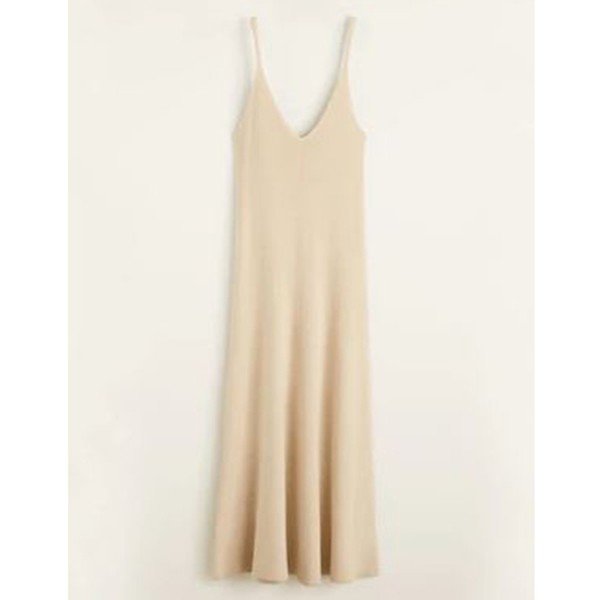Ribbed Jersey Dress from Mango