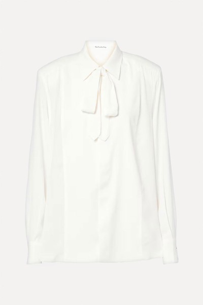 Sophie Satin Blouse from The Frankie Shop