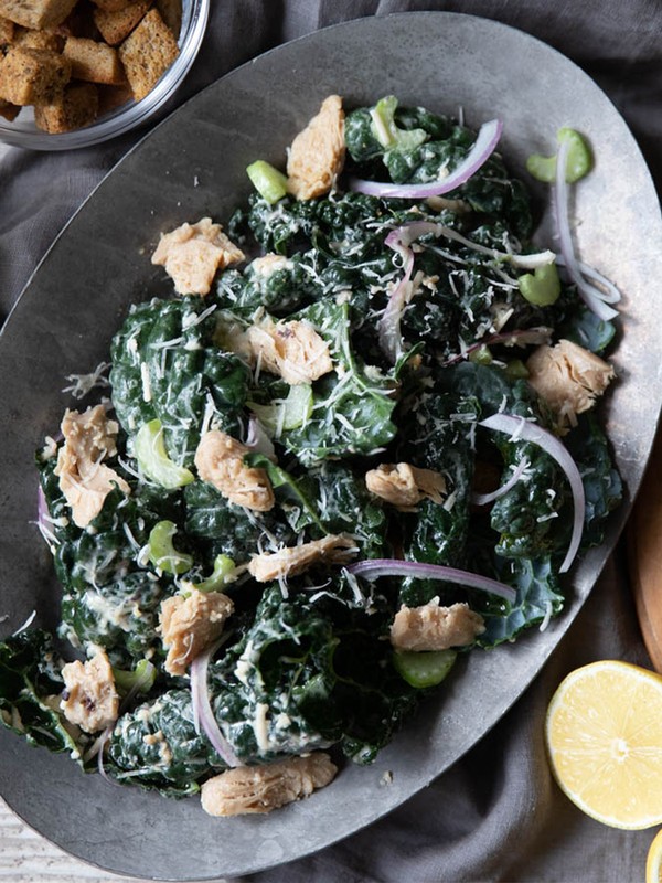 Lemony Tuna Kale Salad