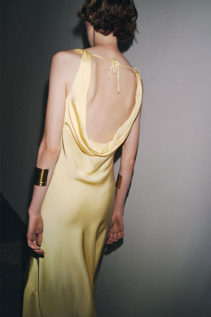Long Satin Dress