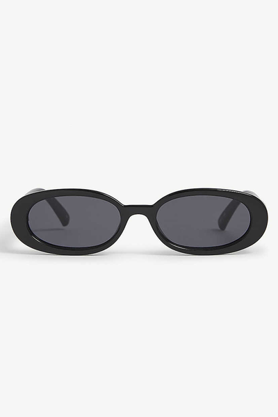 Outta Love Oval-Frame Tortoiseshell Acetate Sunglasses from Le Specs