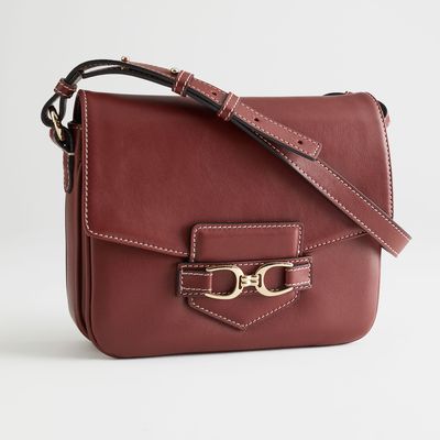 Buckled Leather Shoulder Bag from & Other Stories