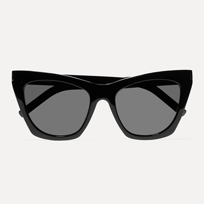 Kate Cat-Eye Acetate Sunglasses from Saint Laurant
