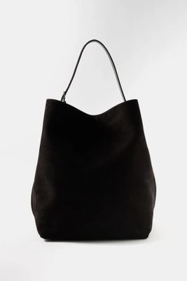Belted Suede Tote from Toteme