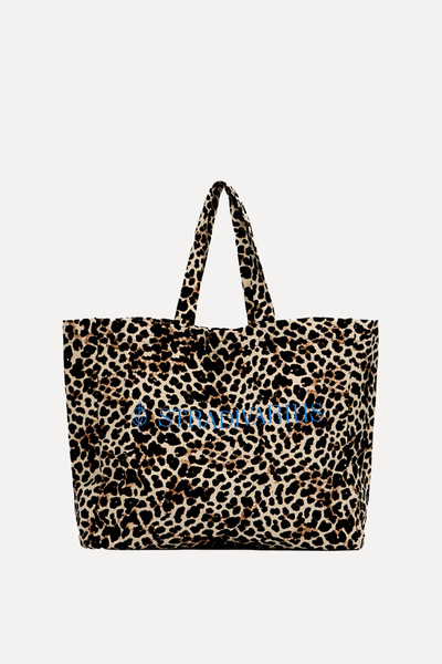 Leopard Print Fabric Bag