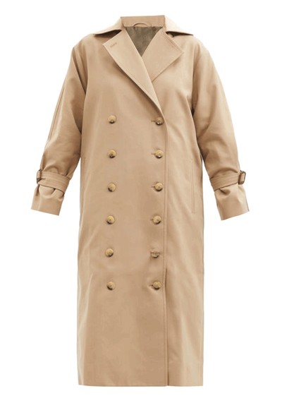 Gabardine Trench Coat from Totême