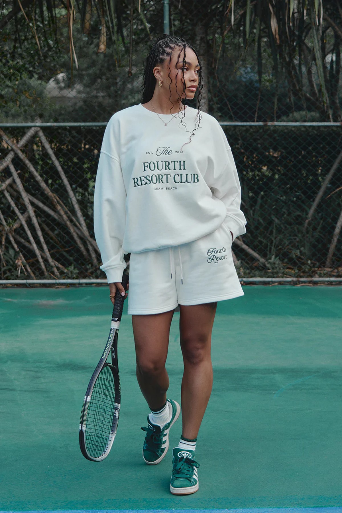 Fourth Resort Club Slogan Sweatshirt from 4th + Reckless