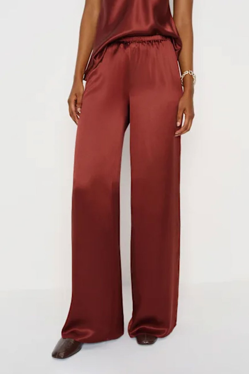 Celine Low Rise Silk Wide Leg Pants from Reformation