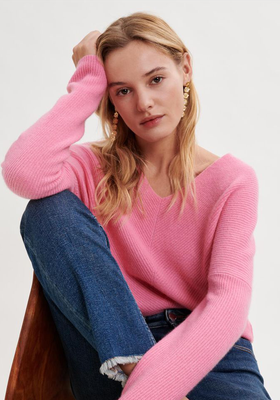 Ribbed Cashmere Jumper from Maje